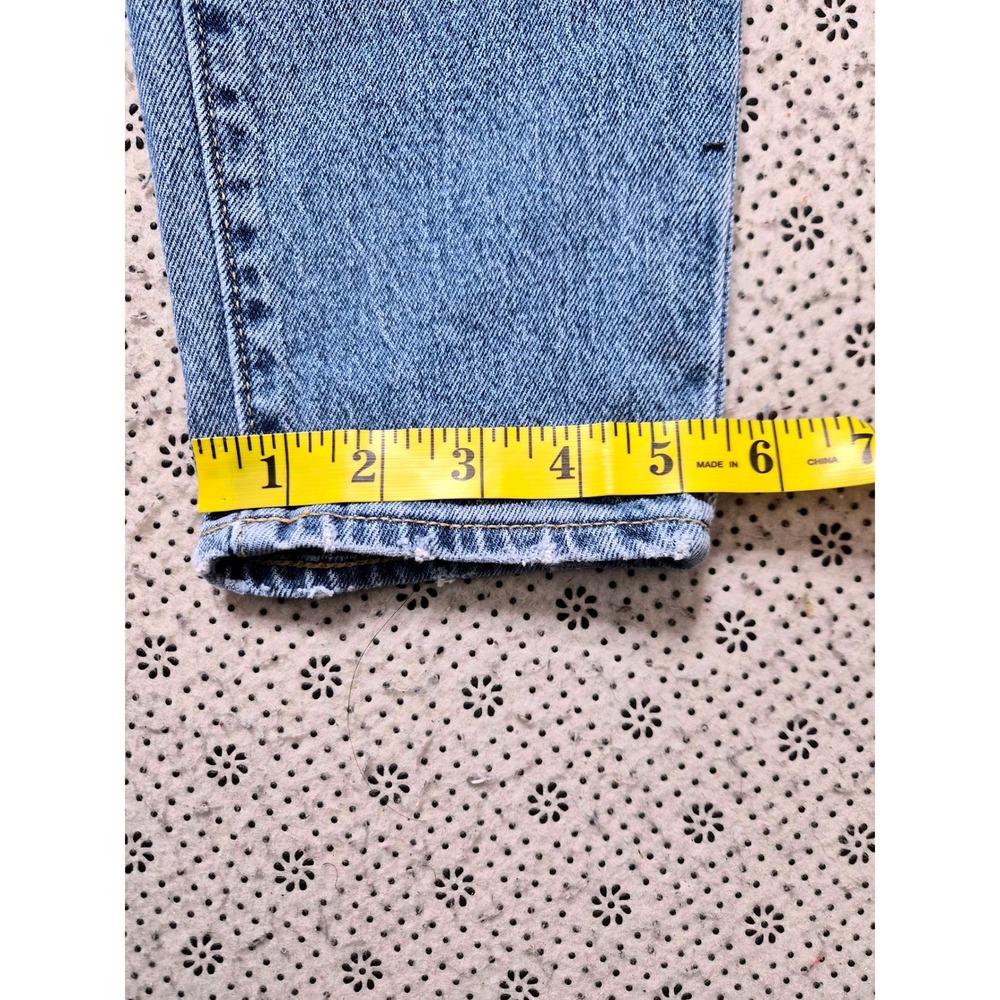 Old Navy OG Straight High-Rise Light Wash Blue Denim Jeans Womens Size 2 - Picture 6 of 8